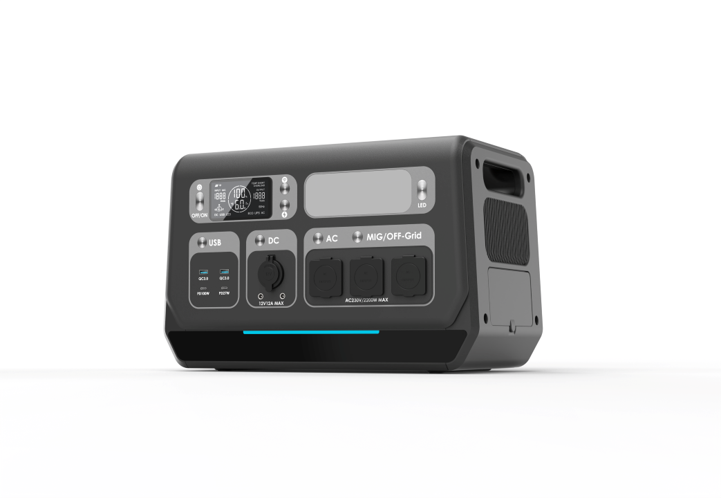 2.2KWh battery with built-in MPPT and Microinverter